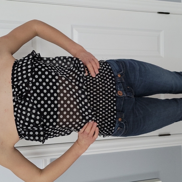 Vivace sheer strapless top - Picture 2 of 6